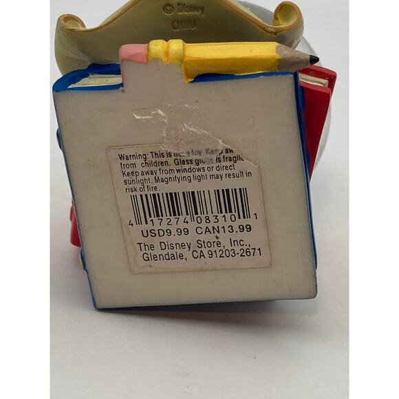 Vintage Disney Mickey Mouse Snow Globe Class of 2001 Cap Gown  2.75 Inch Tall - Picture 6 of 9